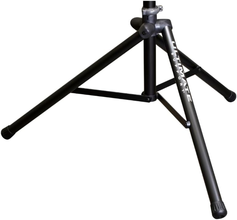 Ultimate Support TS-90B TeleLock Series Lift-Assist Aluminum Speaker Stand w/Integrated Speaker Adapter
