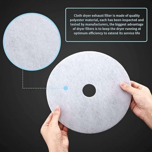30 Pieces Cloth Portable Dryer Exhaust Filters Set Universal Dryer Lint