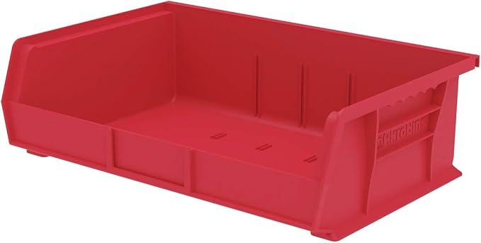 Akro-Mils 30255 AkroBins Plastic Storage Bins, Space-Saving Stackable Bins