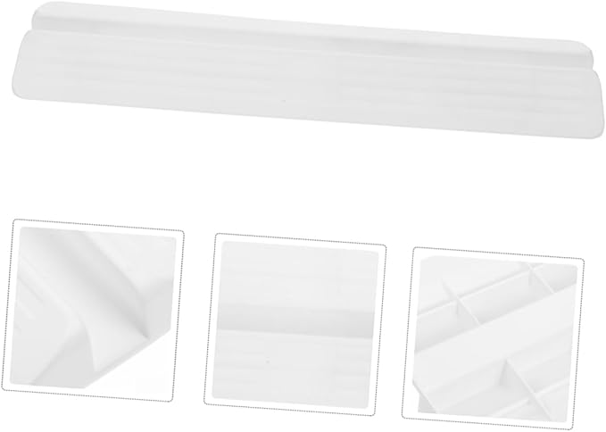 Threshold Ramp for Gate Doorway Height Transition Strip and Guardrail Holder for Pets White Safety Ramp for Easy Access and Protection