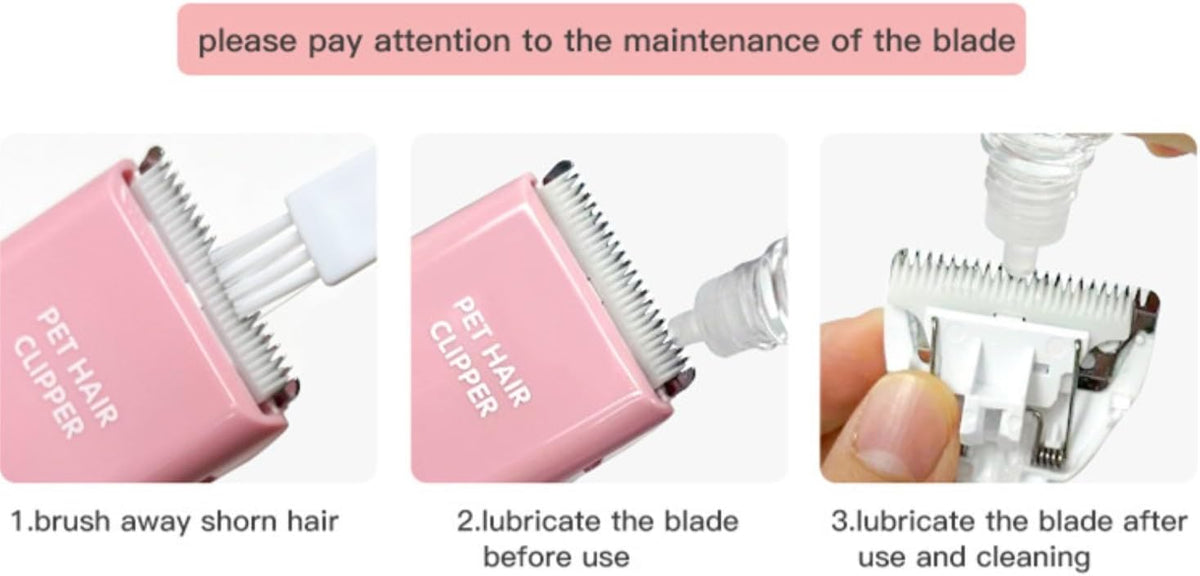 6 Pack Ceramic Blades Replacement for Dog Grooming Clippers