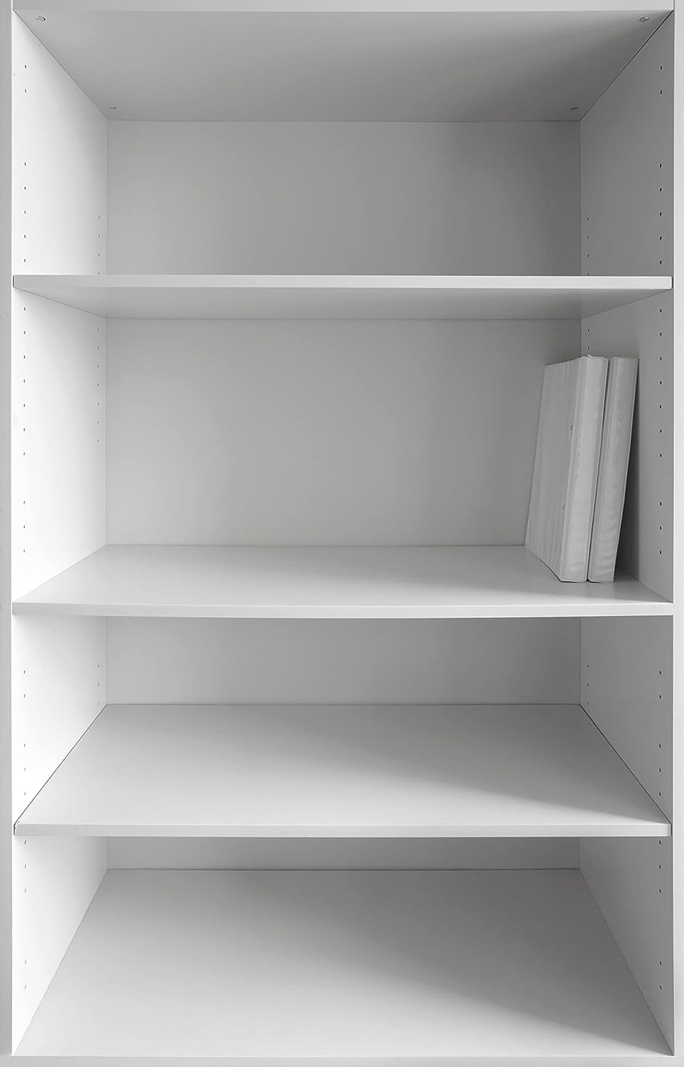 White Cabinet Shelves, Melamine 1/2'' Thick, Custom, Cut to Size. (10' Depth x 27'' Length)