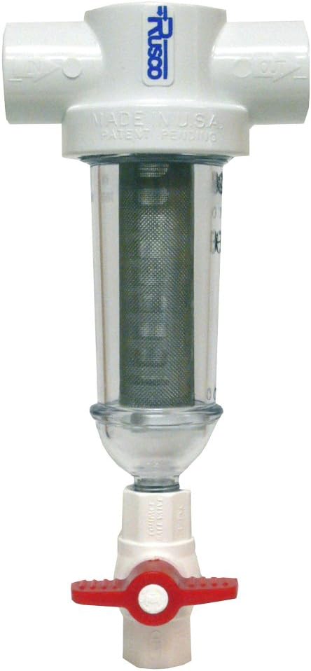 Rusco Spin Down Filter SS Screen T Style 3/4 FPT