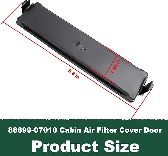 AC Cabin Air Filter Plate Cover Door Panel Fit