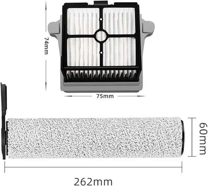 Compatible for Tineco ,Floor One S7, Steam Main Brush Hepa Filter ,Compatible