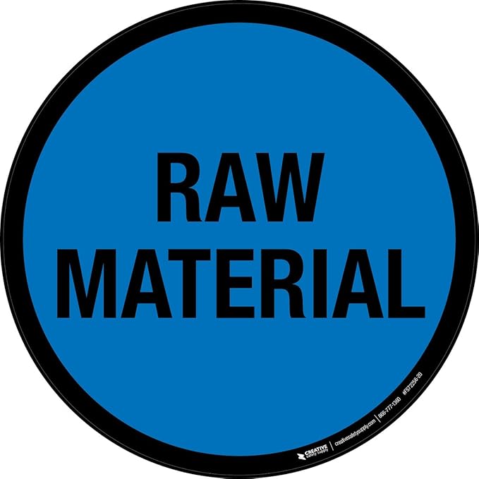 Raw Material - Floor Sign 18" x 18" - Permanent