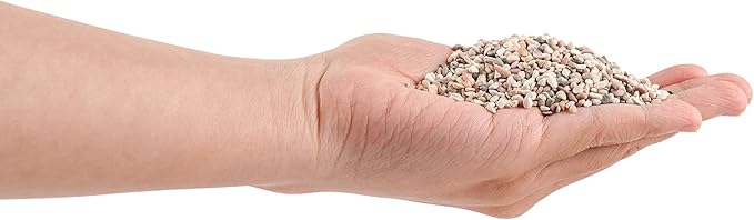 LANDEN Betanu Aquascape Sand for Aquarium Landscape 2L(7lbs), Aquarium Natural Cosmetic Gravel, Gravel for Indoor Plants, Fish Tank Decorative Sand, Light Colored Gravel, 2-3mm