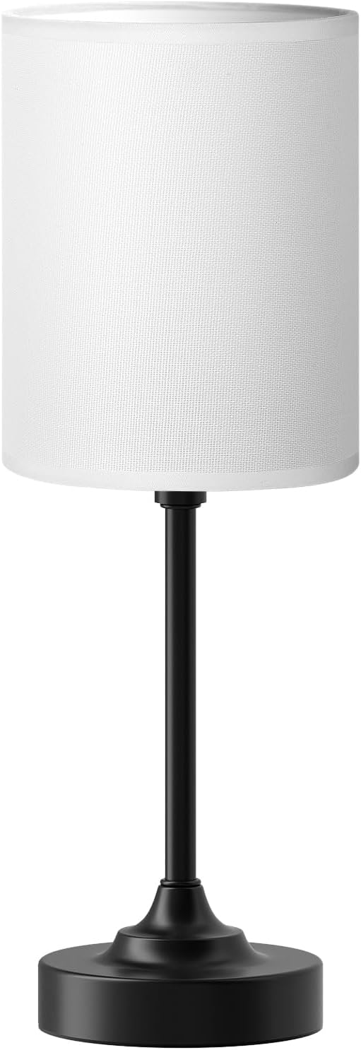 Fenmzee Small Bedside Lamp for Bedroom - 3-Way Dimmable Touch Table Lamp