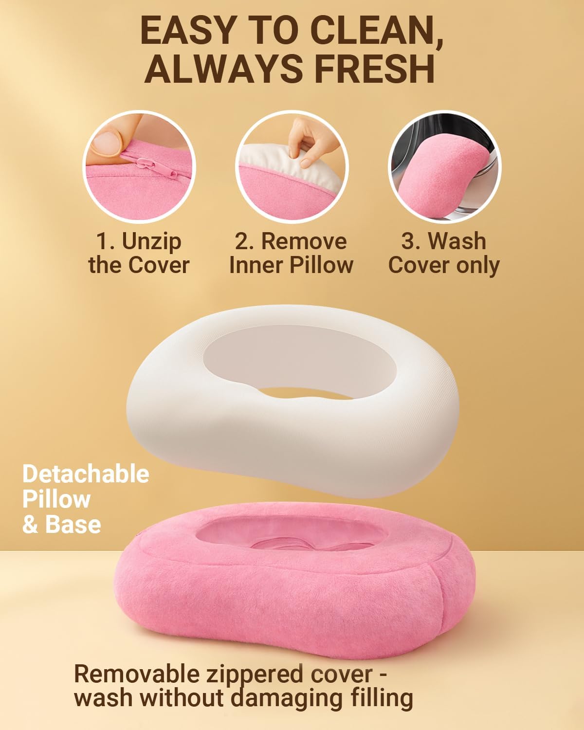 Pillow Stand & Remote Page Turner for Bed, Compatible with Kindle