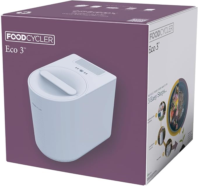 Food Cycler Eco 3 Compact Kitchen Food Recycler | Indoor Composter Bin