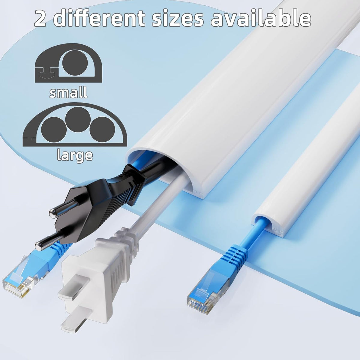 196”Silicone Cord Hider for Wall Mounted TV,Flexible Cord Cover for 1 Wire