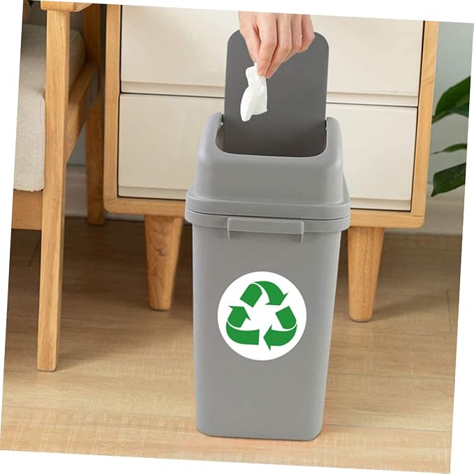 Waste Sorting Labels for Garbage Bin PVC Sticker Decals for Kitchen Recycling