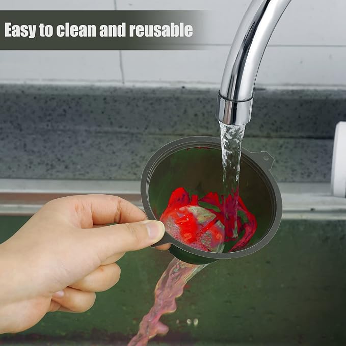 30 Pcs Paint Filter 100 mm Plastic Paint Strainer