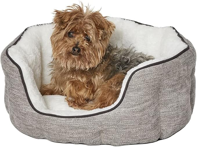 MidWest Homes for Pets Extra-Small QuietTime Deluxe Pet Bed- Evergreen/Fur