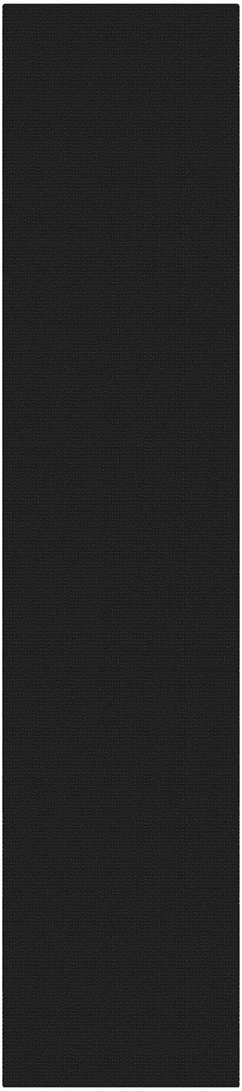 KOZYFLY Black 2.5'x12' Runners Rugs
