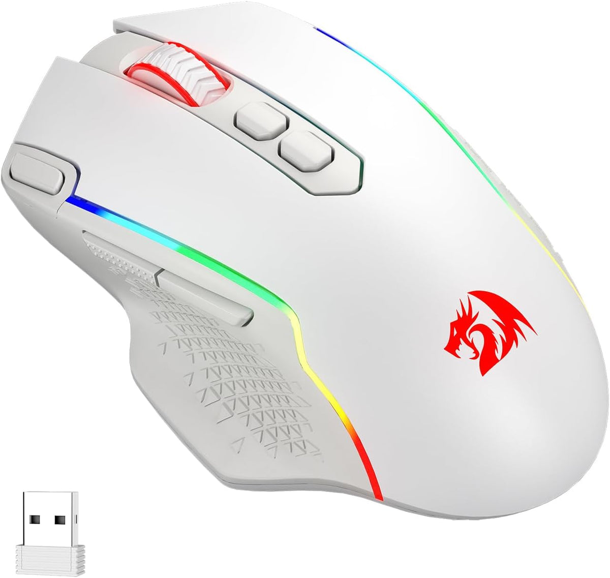 Redragon M810 PRO Wireless RGB Gaming Mouse 10000 DPI Remapping Keys