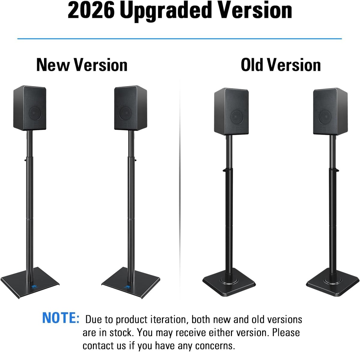 Mounting Dream Height Adjustable Speaker Stands for Bookshelf Speakers