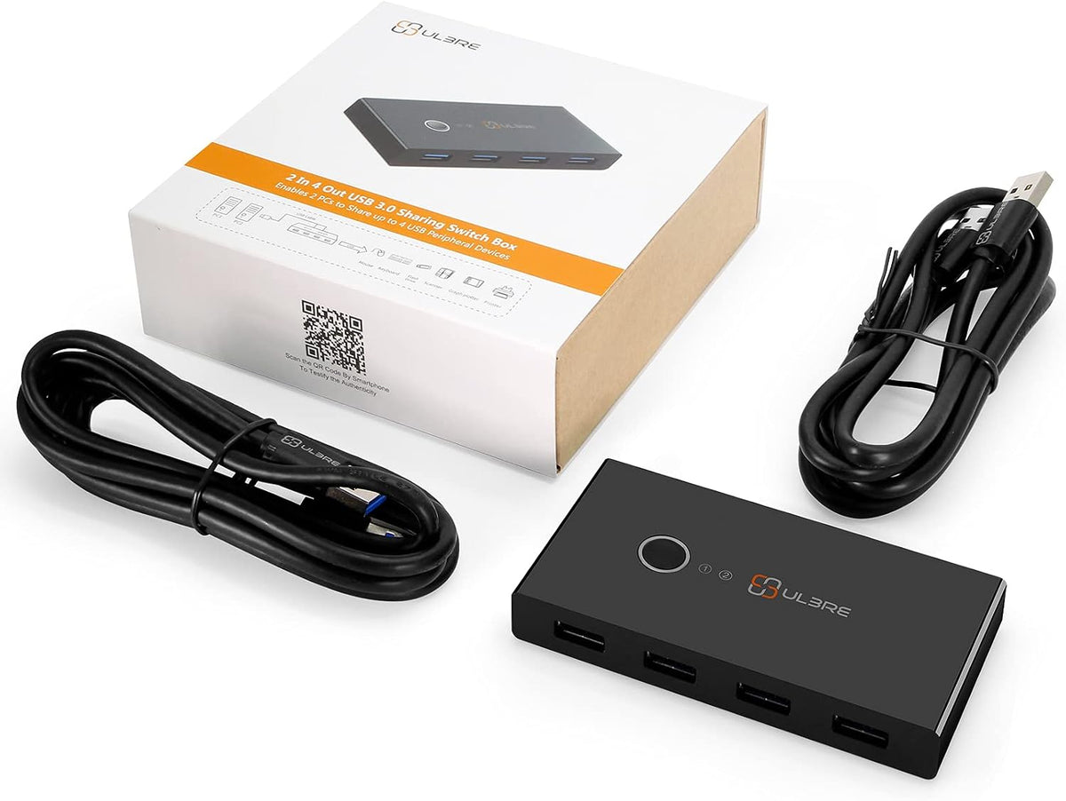 Soho USB 3.0 Switch Selector KVM Switches 4 Ports