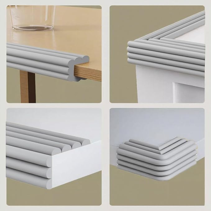 Proof Edges Corner Protector, Soft NBR Rubber Foam Adhesive Cushion, Fireplace