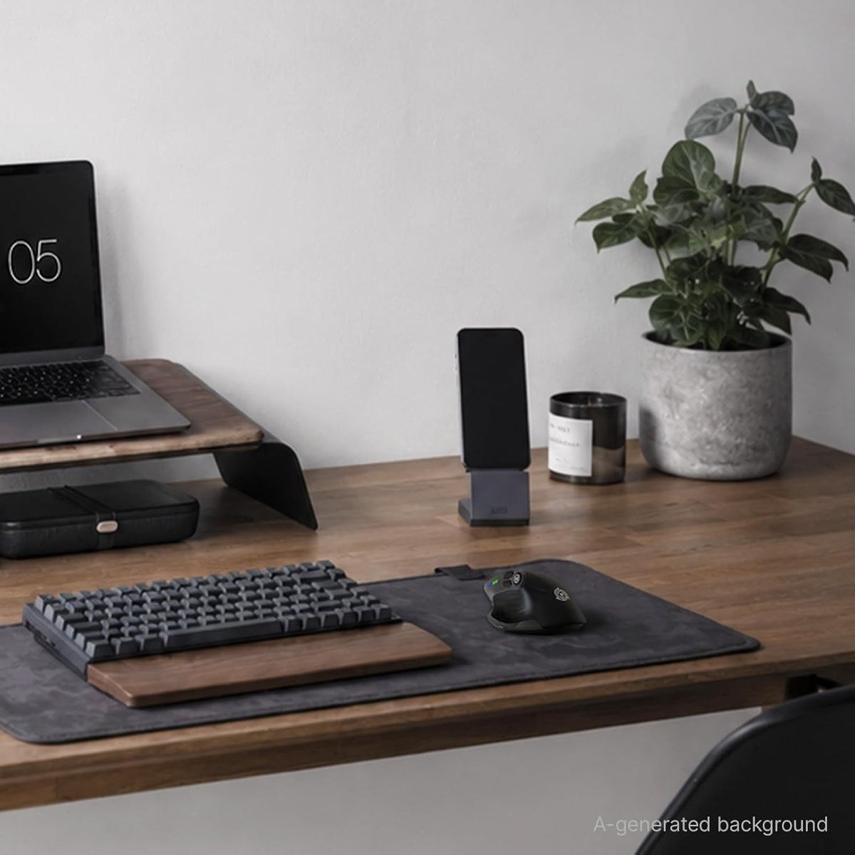 Wireless Mouse, Bluetooth & 2.4GHz Ergonomic Silent Mouse
