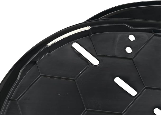 Ferplast Siesta Deluxe - Cat & Dog Bed - Medium, 100% Recycled Plastic, Washable, Breathable & Antislip - 62 x 41 x 23.5 CM, Black