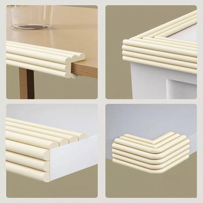 Proof Edge Corner Protector, Soft NBR Rubber Foam Adhesive Cushion, Fireplace