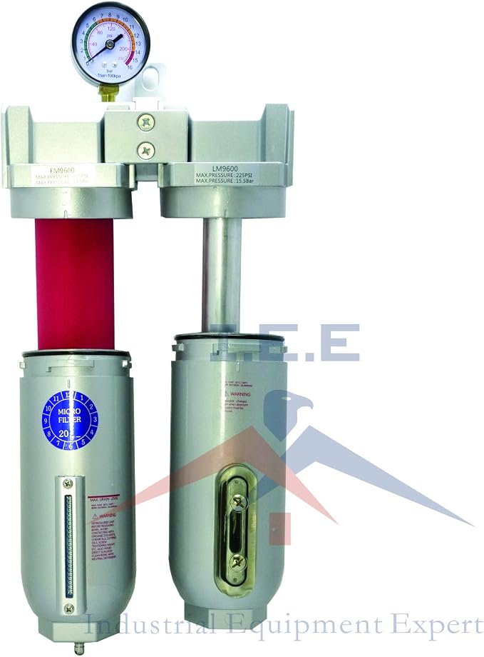 1" COMPRESSED AIR DESICCANT AIR DRYER/COALESCING FILTER