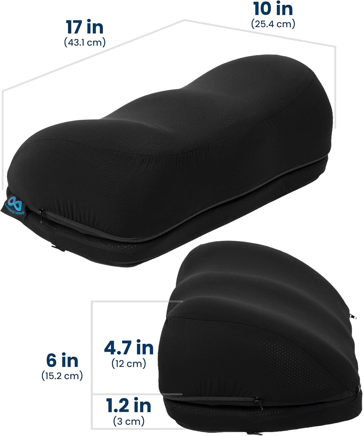 Everlasting Comfort Adjustable Cloud Foot Rest for Under Desk at Work with Pressure Point Nodes - Comfortable Memory Foam Office Foot Stool & Desk Pillow, Gaming & Home Accessories