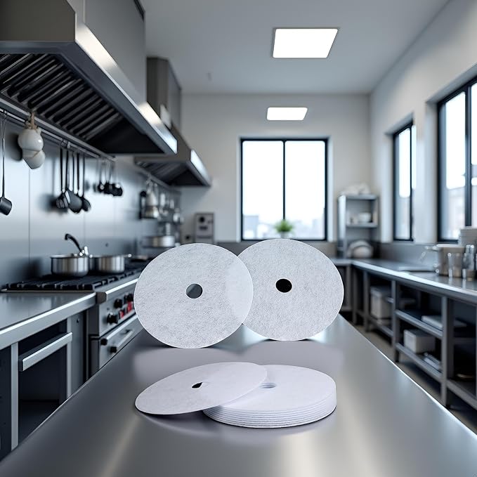 4 Pcs White Cloth Dryer Exhaust Filter,