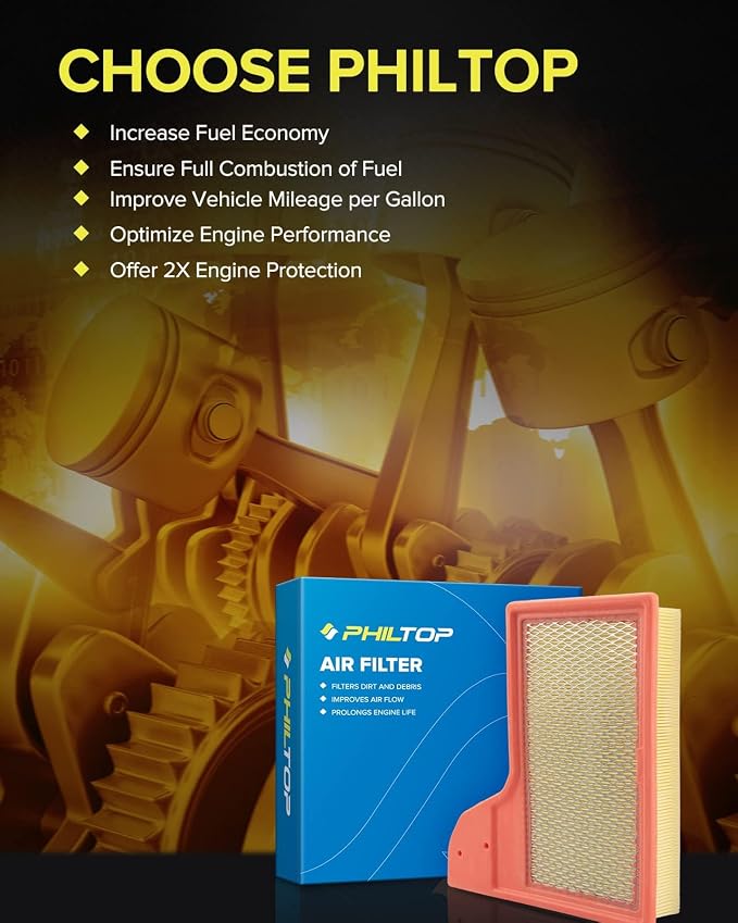 PHILTOP Engine Air Filter CA11958 Replacement