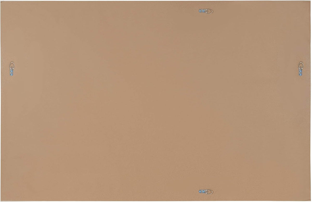 Kate and Laurel Whitley Modern Linen Fabric Pinboard, 29.5" x 45.5", White, Contemporary Bulletin Board for Wall