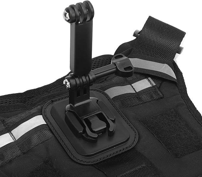 Dioche Dog Camera Harness Action Camera Dog Harness Mount for Pets - Comfortable Padded Vest Universal Compatibility for - Durable Nylon & Plastic Construction