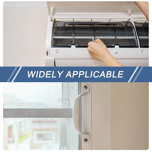 uxcell 200 Mesh 79" x 10" Woven Wire Mesh, 316 Stainless Steel Air Vent Filter