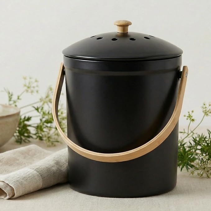 Beautiful Kitchen Compost Bin