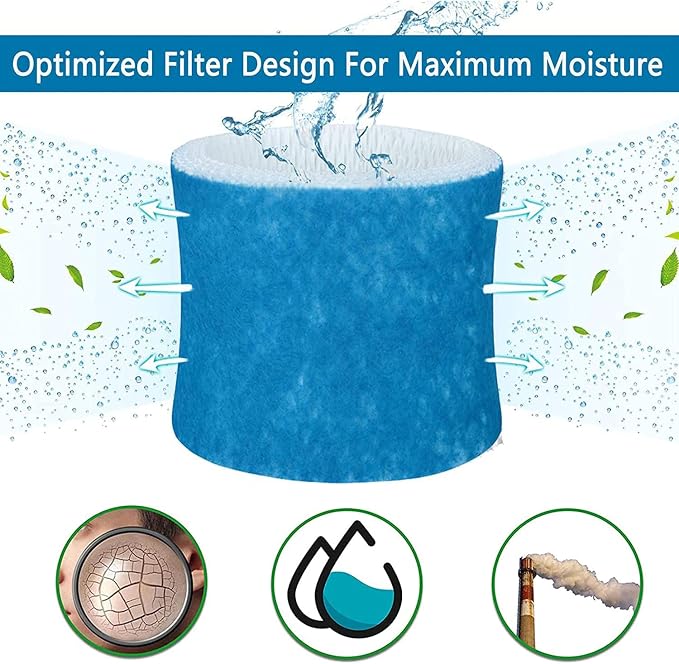 Upgraded Humidifier Wicking Filters Replacement Compatible
