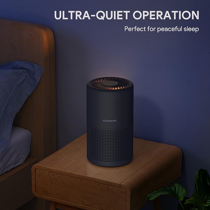 Air Purifiers for Bedroom, FULMINARE H13 True HEPA Air Filter, Quiet Air Cleaner