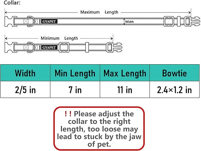 Collar for Cat Pet Breakaway with Bell Bowtie Detachable Bow Adjustable Safety Kitten Puppy Girl Boy 2pcs Yellow & Purple Oil Painting