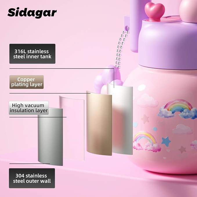 22 oz Tote Insulated Water Bottle
