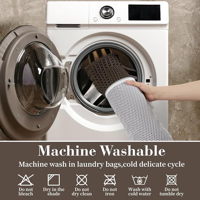RESARE Waffle Bathroom Runner Rugs, Super Absorbent Bath Mat Non Slip Washable