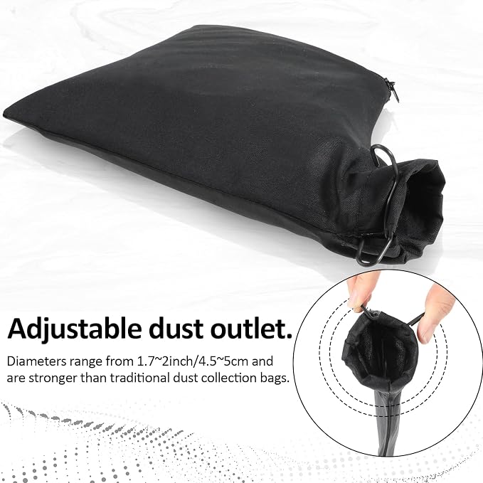 4PCS Dust Collector Bags, 225 Miter Saw Dust Collection Accessories