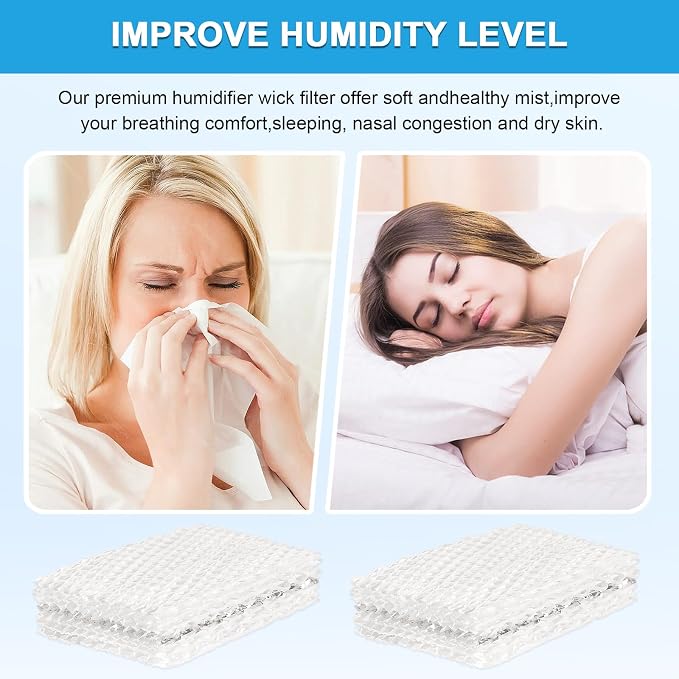2Pcs WF813 Humidifier Filters Replacement Wick Filter Compatible