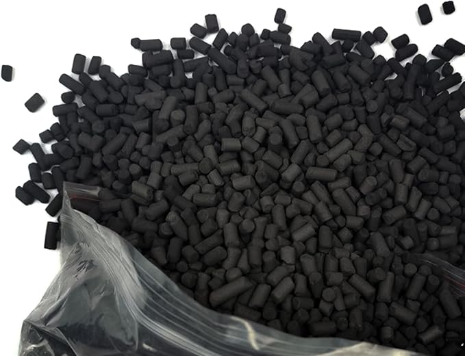 Wave Point Premium Activated Carbon Charcoal Pellets in Media Bag, 50 Pounds