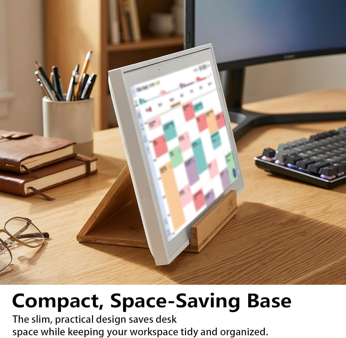 Digital Calendar Stand Compatible with Skylight Calendar 15Inch/Max 27 Inch