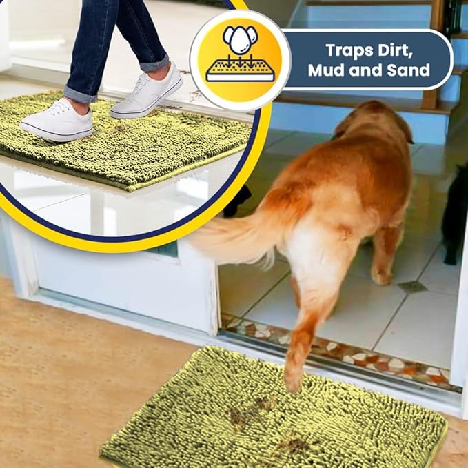 Muddy Mat® | Super Water Absorbent Door Mat Indoor, Microfiber Quick Dry