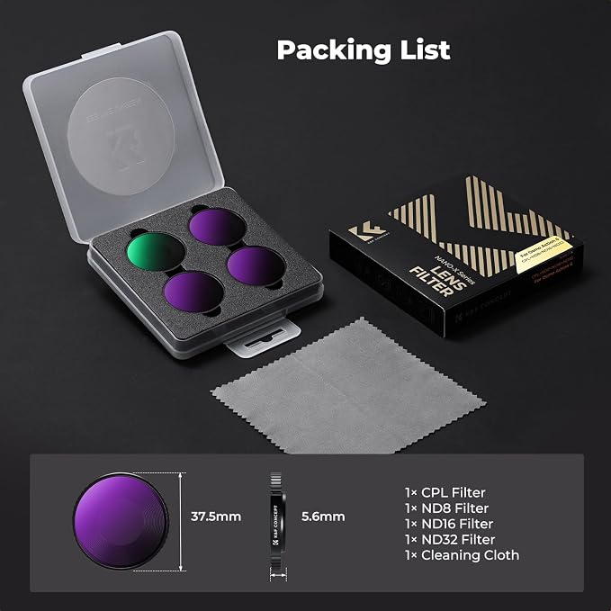 K&F CONCEPT ND Filter Kit Compatible