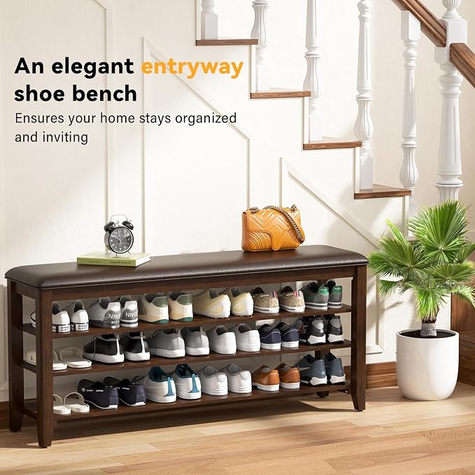 Entryway Shoe Storage Bench