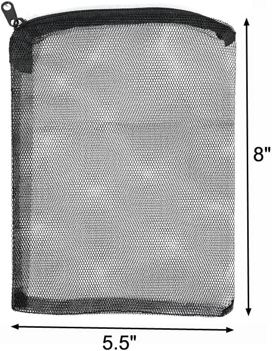 AQUANEAT 10pcs Aquarium Filter Media Bags, Fish Tank Coarse Mesh Bags