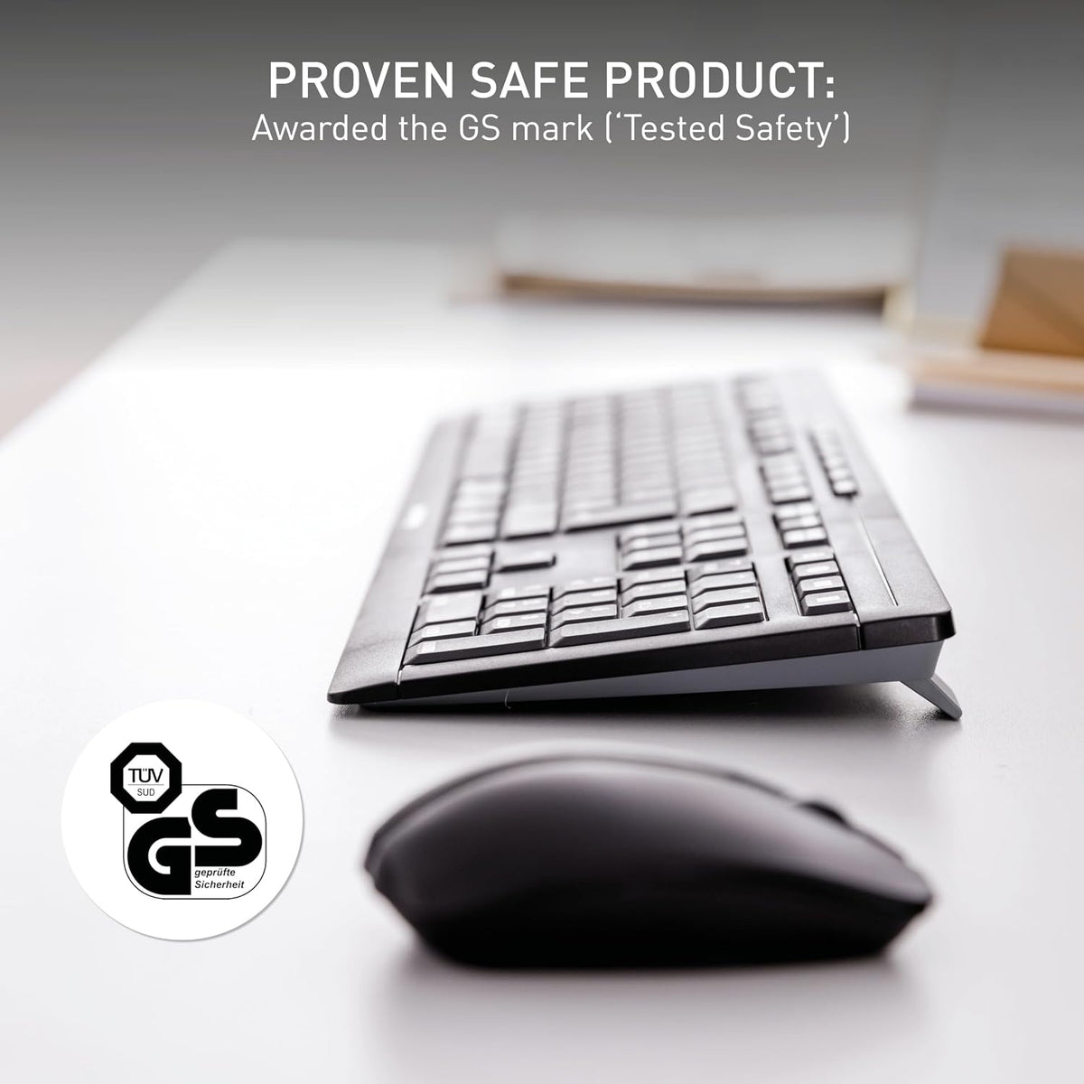 CHERRY Stream Desktop, Wireless Keyboard & Mouse Combo