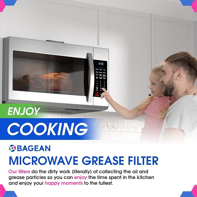 Microwave Filter Replacement 5.12” x 7.64” Fits Frigidaire 5304464105
