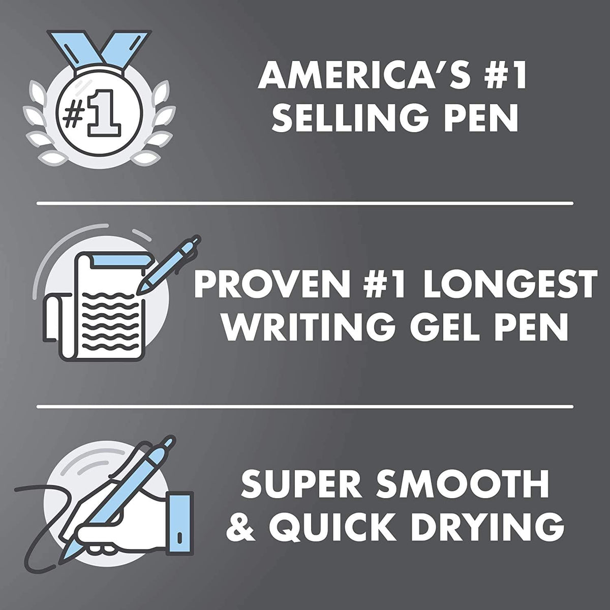 PILOT G2 Pens 0.5 mm - 20 Pack of 5 Blue and 5 Black Pens Ballpoint Extra Fine Point, Refillable & Retractable